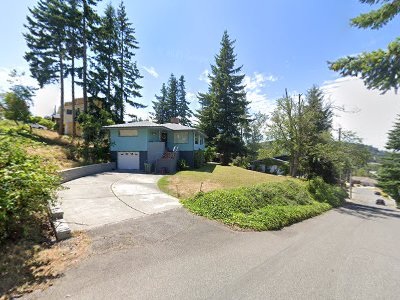 Angled exterior view of the home